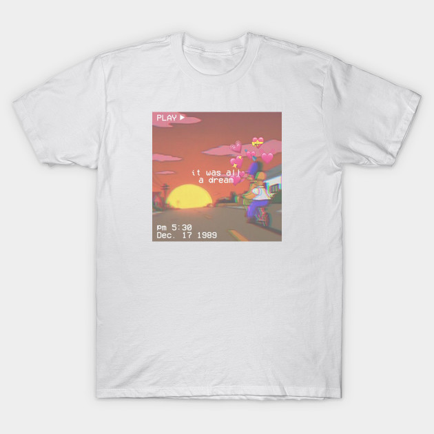 Aesthetic Simpsons it was all a dream T-shirt