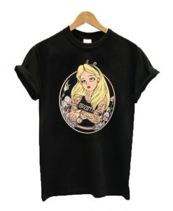 Alice in wonderland tattoo T-shirt