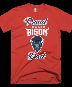 Proud Howard Bison Dad T-shirt