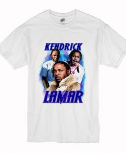 Blanc Kendrick Lamar Homage T-shirt