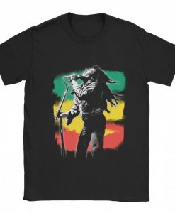 Bob Marley Rasta Stripe T-shirt