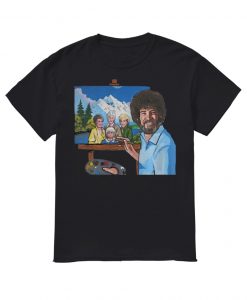 Bob ross painting the golden girl T-shirt