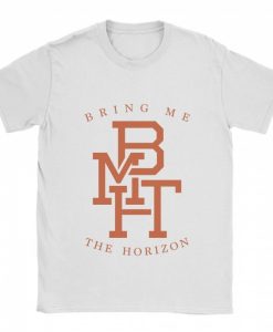 Bring Me The Horizon Orange Logo T-shirt White