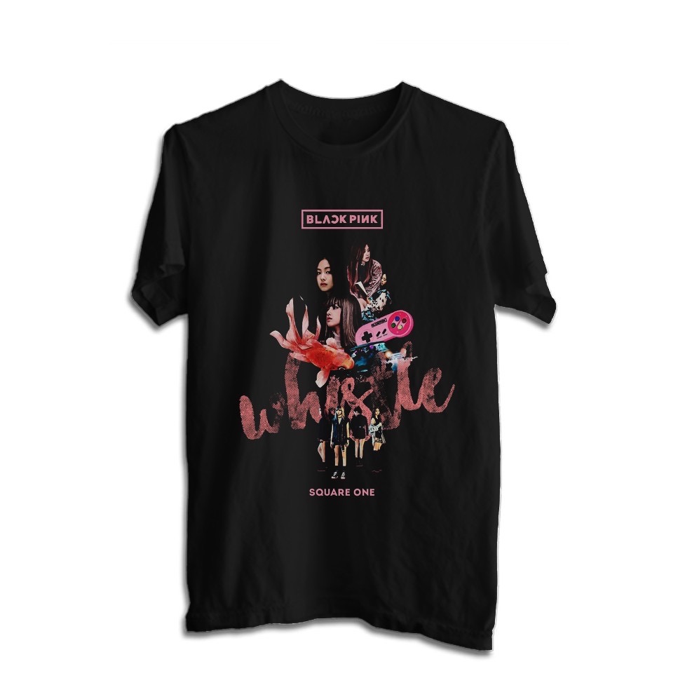 Black Pink Whistle T-shirt