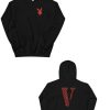 Vlone x Playboi Carti Red Hoodie