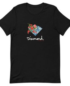 Diamond Supply Painted Floral T-Shirt