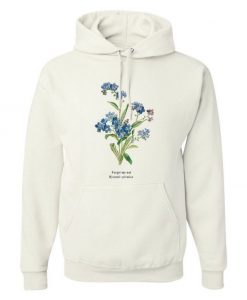 Forget me not Mysotis Sylvatica Hoodie