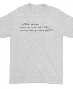 Father definition T-shirt Grey