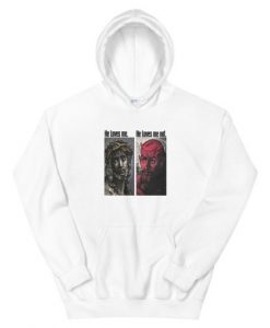 He Loves Me He Loves Me Not Hoodie