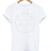 Heartagram Heart Pentagram Love Hate Graphic Band T-shirt