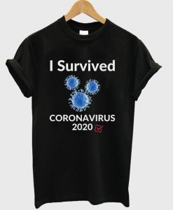 I Survived corona virus 2020 T-shirt