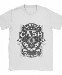 Johny Cash Mean As Hell T-shirt