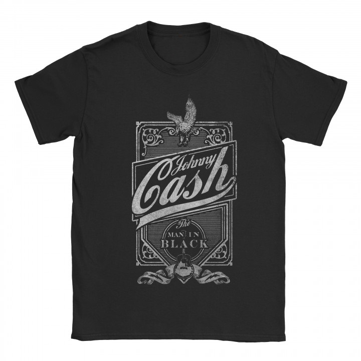 Johny Cash The Man In Black Eagle T-shirt