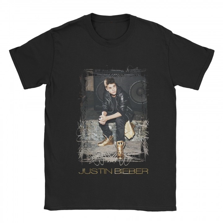 Justin Bieber Stereo And Gold T-shirt