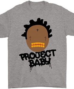 Kodak Black Project Baby Rap T-shirt Grey