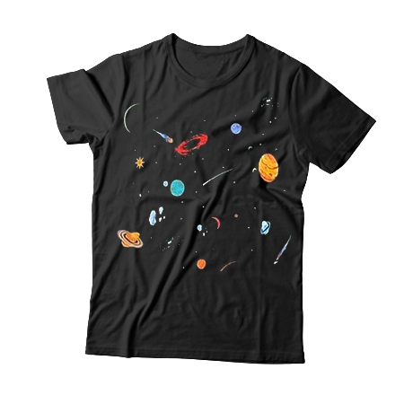 Space Planet Galaxy T-shirt