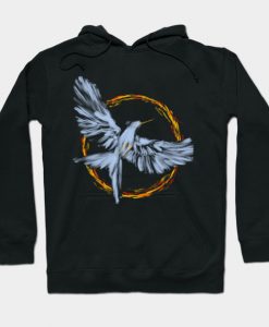 The Hunger Games Mockingjay Fire Hoodie