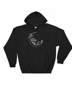 Truly madly deeply Mushroom Moon Hoodie