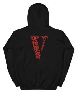 Vlone x Playboi Carti Red Hoodie Bacc