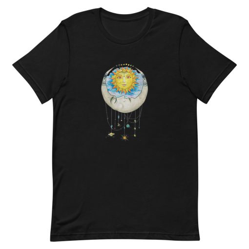 Woman Sun Moon Art T-Shirt