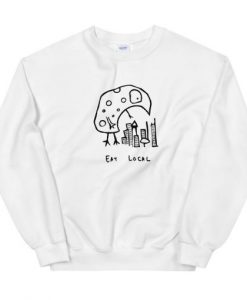 Eat Local unisex Sweatshirt