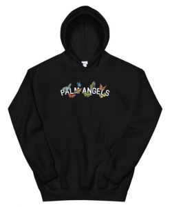 Palm Angels Butterfly College Unisex Hoodie