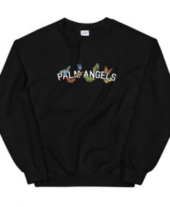 Palm Angels Butterfly College Unisex Sweatshirt