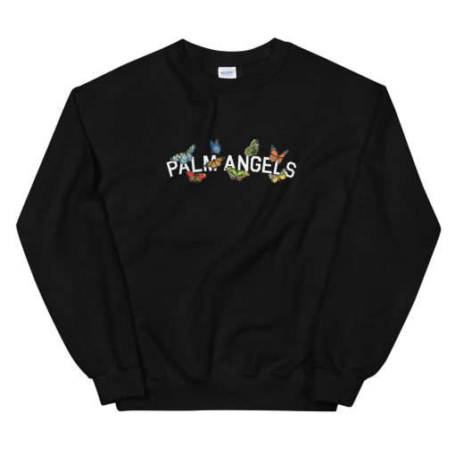 Palm Angels Butterfly College Unisex Sweatshirt
