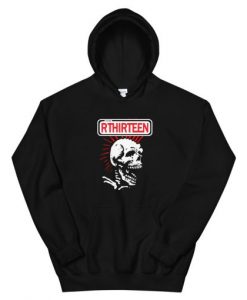 R Thirteen Skull Unisex Hoodie