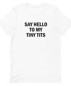 Say Hello To My Tiny Tits T-shirt