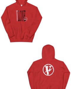 Vlone Purpose Unisex Hoodie Red