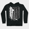 Attack on Titan BW Survey Corpse Hoodie