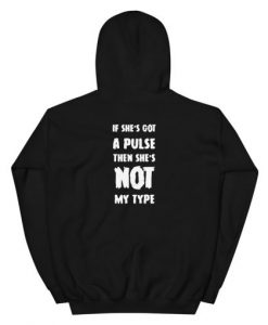 Motionless In White Not My Type Unisex Hoodie Back