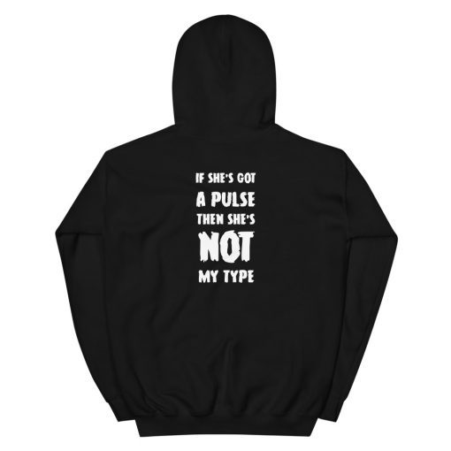 Motionless In White Not My Type Unisex Hoodie Back