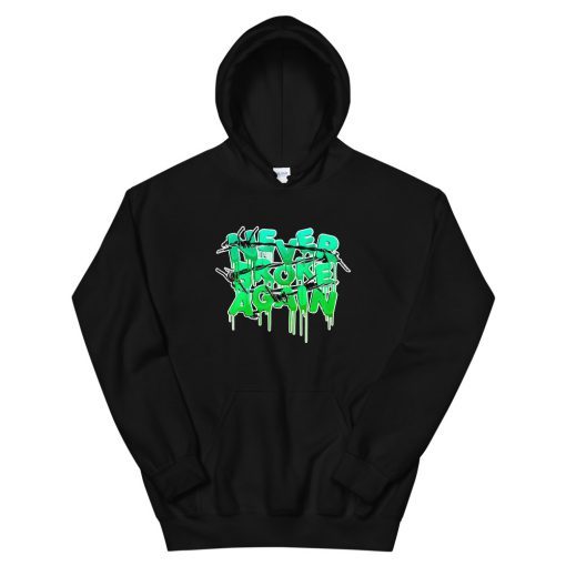 Never Broke Again Slime Unisex Hoodie Black