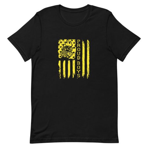 Proud Boys American Flag Short-Sleeve Unisex T-Shirt