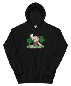 Punching Trees Gives Me Wood Unisex Hoodie