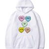 You Can’t Sit With Us Hearts Hoodie
