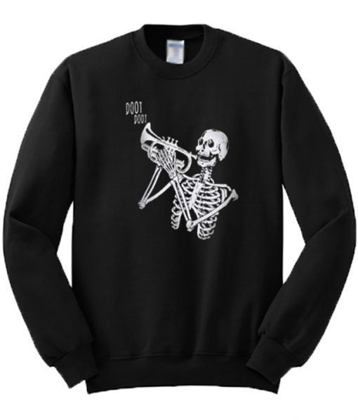 Skeleton Trumpet Sweatshirt