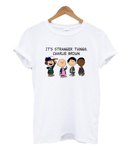 It’s Stranger Things Charlie Brown T-shirt