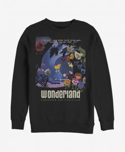 Disney Alice In Wonderland Curiouser Crew Sweatshirt