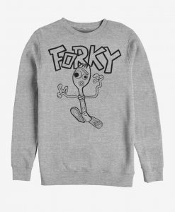 Disney Pixar Toy Story 4 Doodle Fork Heathered Sweatshirt