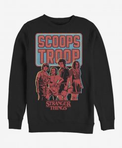 Stranger Things Scoops Troop Crew Sweatshirt