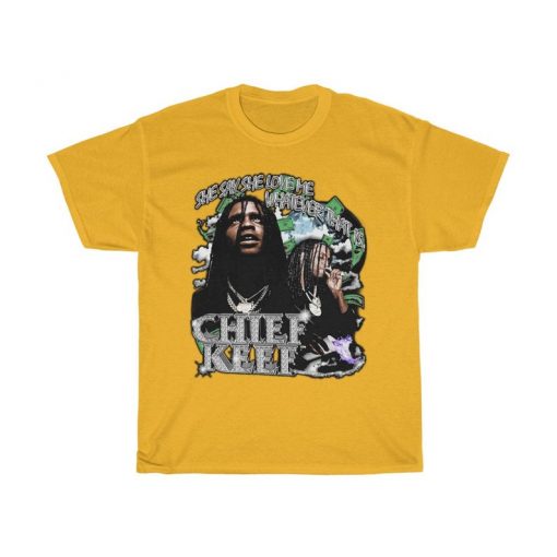 Chief Keef Homage T-shirt Yellow