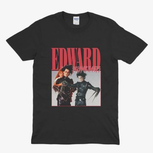 Edward Scissorhands Shirt Vintage Homage tees Johnny Depp T-shirt