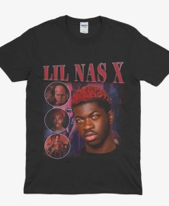 LIL NAS X Rap Tees Hip Hop Retro 90s Vintage T-shirt