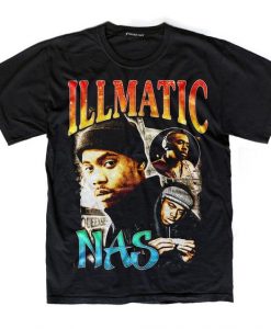 Nas Illmatic Homage Retro 90s T-shirt