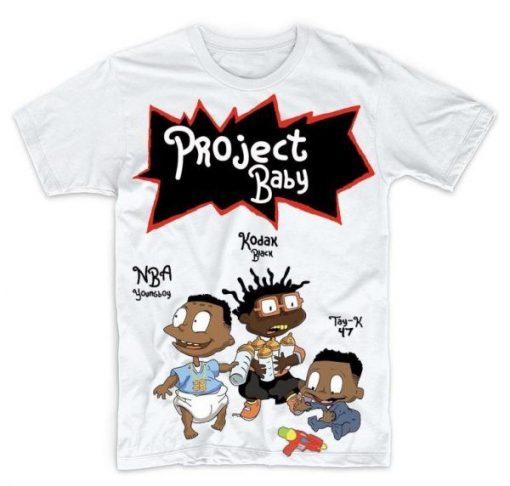 Rugrats Project Baby NBA YoungBoy Kodak Black Tay K 47 T-shirt