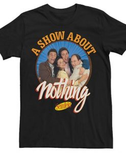 Seinfeld A Show About Nothing Circle Portrait T-shirt