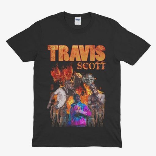 Travis scott shirt Rap Tee Hip Hop Homage T-shirt